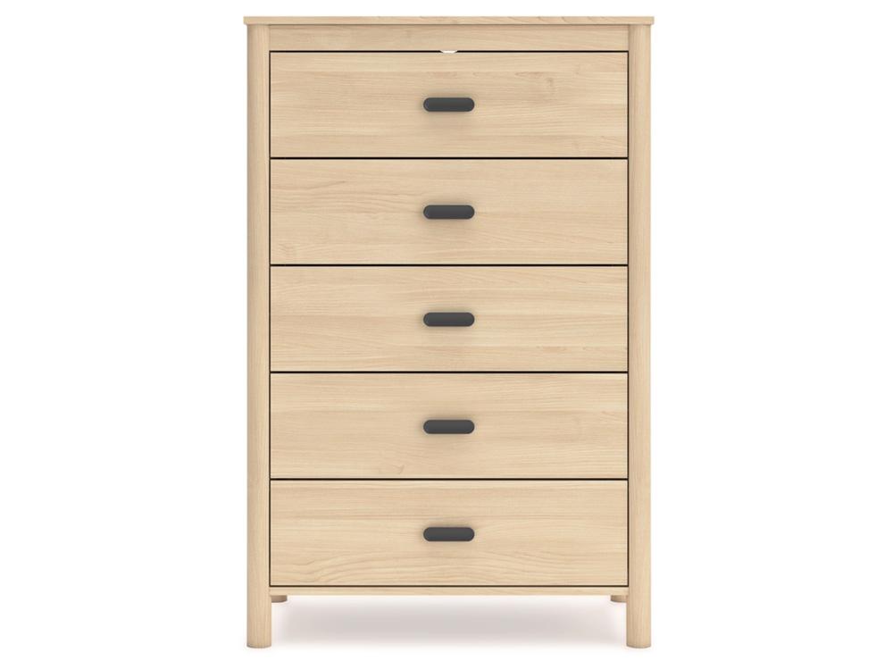 Signature Design by Ashley - Cabinella Five Drawer Chest in Natural - EB2444-245 veiw 1