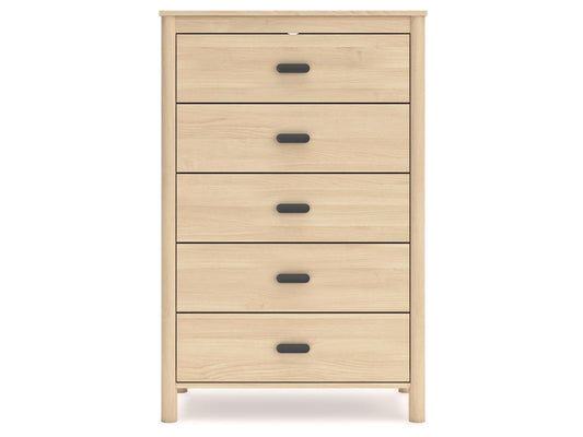 Signature Design by Ashley - Cabinella Five Drawer Chest in Natural - EB2444-245 veiw 1