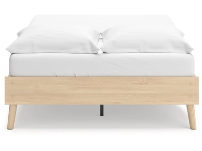 Signature Design by Ashley - Cabinella Full Platform Bed in Natural - EB2444-112 veiw 4