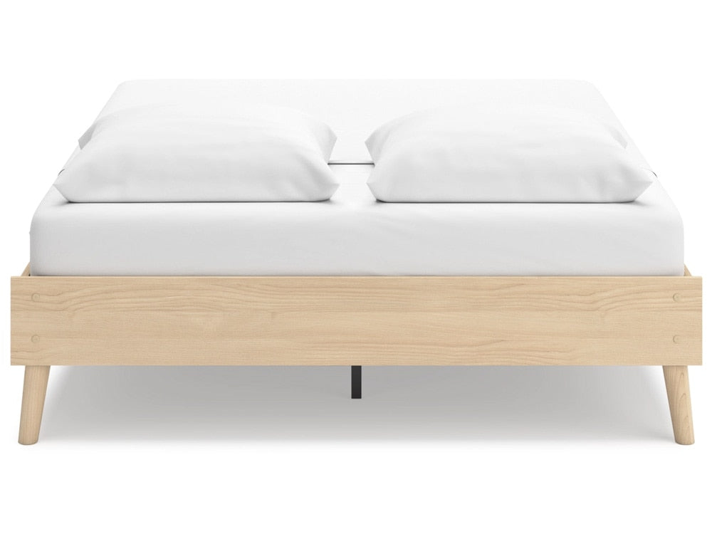 Signature Design by Ashley - Cabinella Queen Platform Bed in Natural - EB2444-113 veiw 4