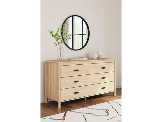 Signature Design by Ashley - Cabinella Six Drawer Dresser in Natural - EB2444-231 veiw 2