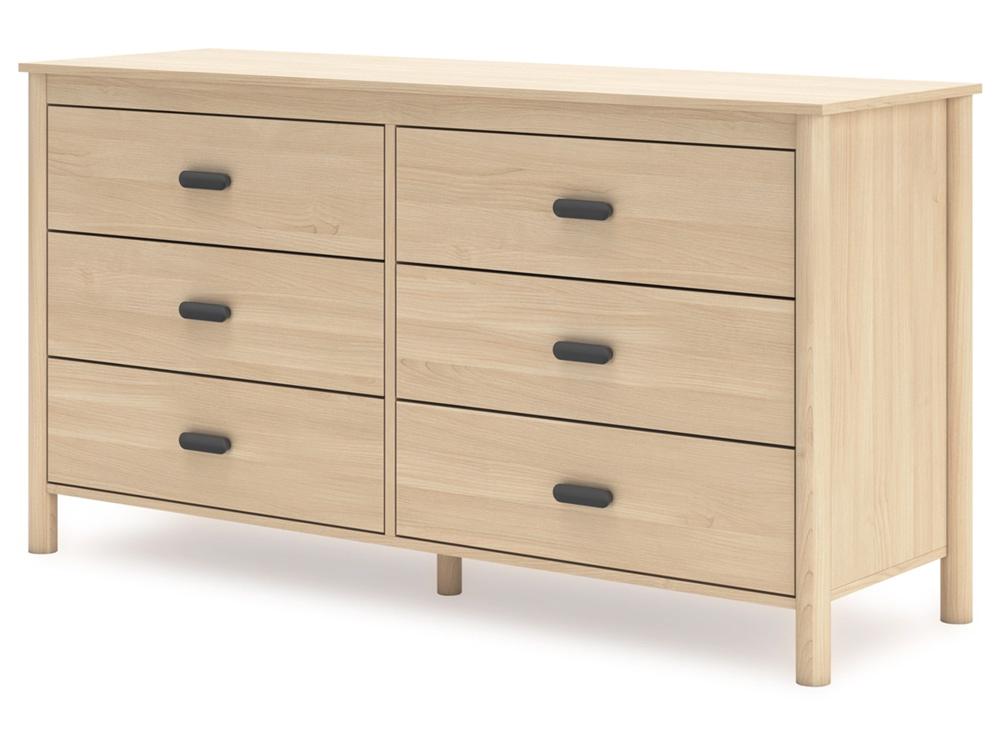 Signature Design by Ashley - Cabinella Six Drawer Dresser in Natural - EB2444-231 veiw 3