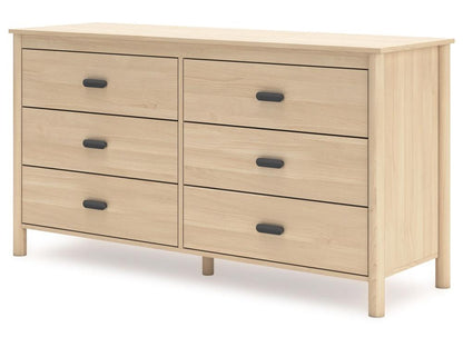 Signature Design by Ashley - Cabinella Six Drawer Dresser in Natural - EB2444-231 veiw 3