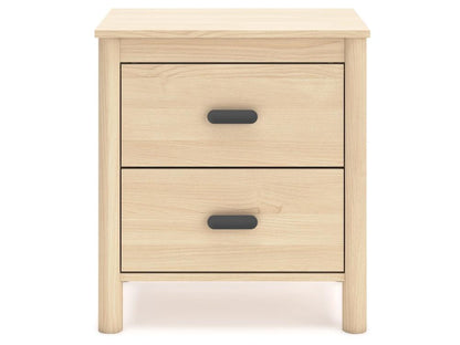 Signature Design by Ashley - Cabinella Two Drawer Night Stand in Natural - EB2444-292 veiw 1