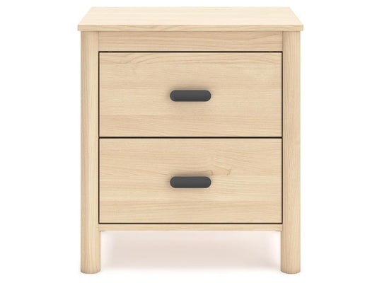 Signature Design by Ashley - Cabinella Two Drawer Night Stand in Natural - EB2444-292 veiw 1