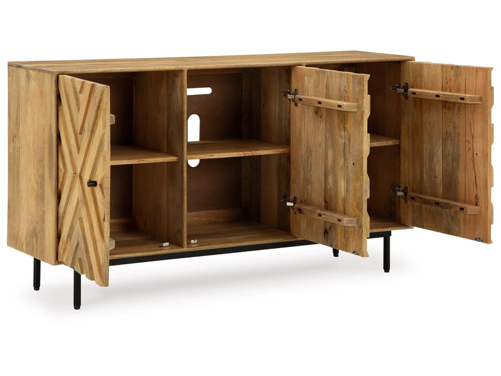 Signature Design by Ashley - Cadewick Accent Cabinet in Natural - A4000570 veiw 3