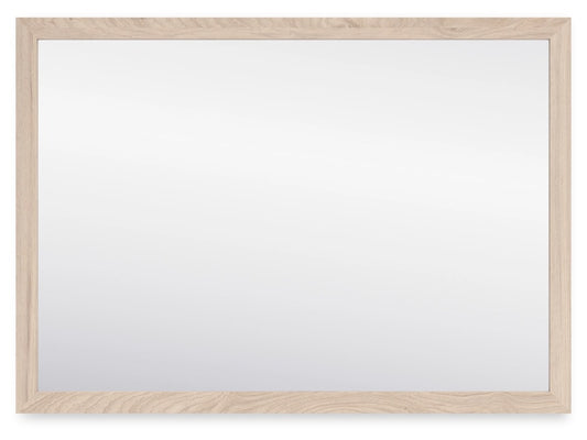 Signature Design by Ashley - Cadmori Bedroom Mirror in Brown/Beige - B2615-36 veiw 1