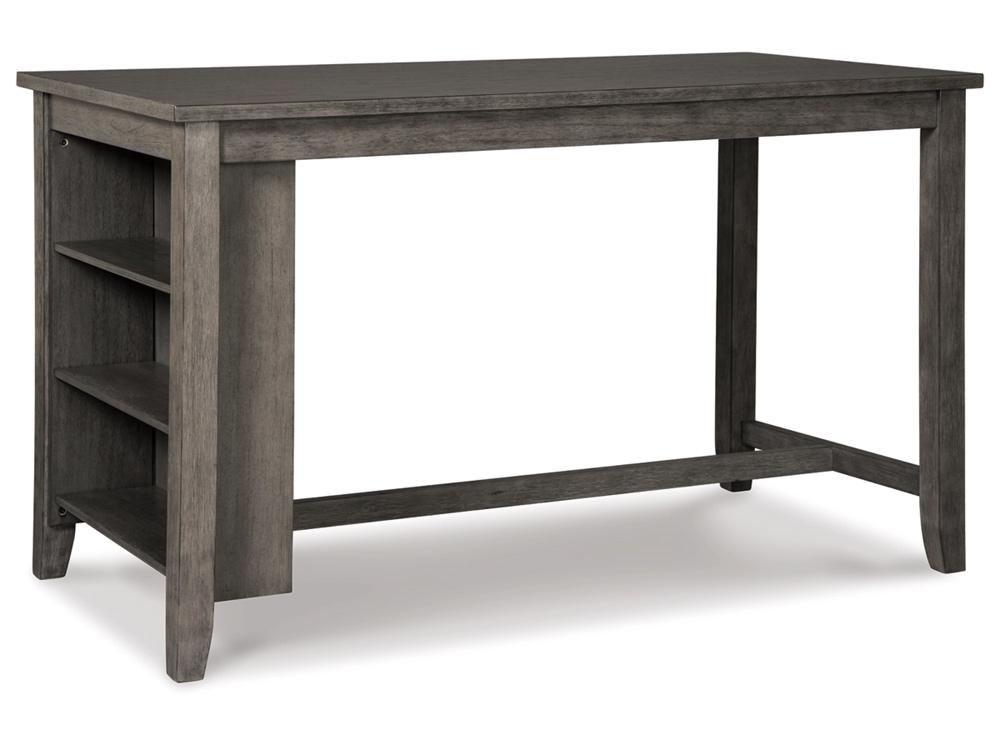 Signature Design by Ashley - Caitbrook Rect Dining Room Counter Table in Dark Gray - D388-13 veiw 1