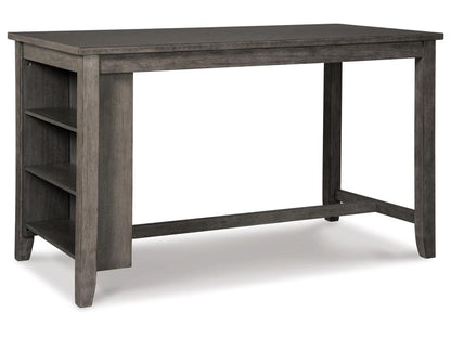 Signature Design by Ashley - Caitbrook Rect Dining Room Counter Table in Dark Gray - D388-13 veiw 1