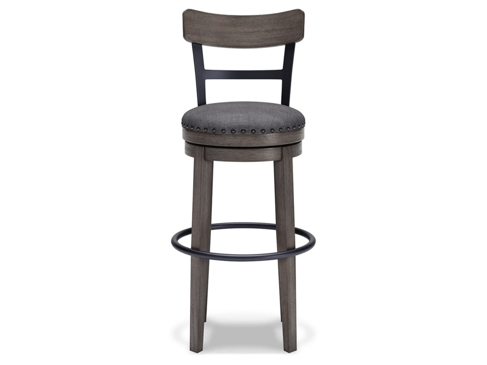 Signature Design by Ashley - Caitbrook Tall Uph Swivel Barstool in Gray - D388-230 veiw 1