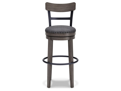 Signature Design by Ashley - Caitbrook Tall Uph Swivel Barstool in Gray - D388-230 veiw 4