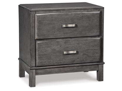 Signature Design by Ashley - Caitbrook Two Drawer Night Stand in Gray - B476-92 veiw 1