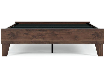 Signature Design by Ashley - Calverson Full Platform Bed in Mocha - EB3660-112 veiw 3