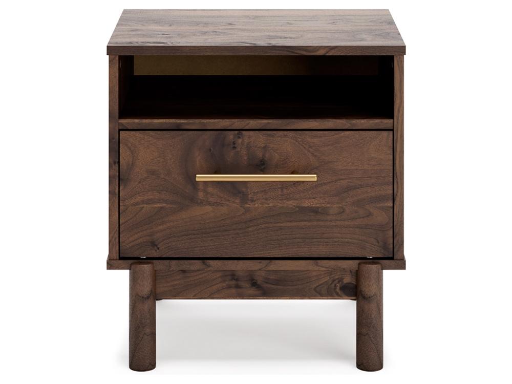 Signature Design by Ashley - Calverson One Drawer Night Stand in Mocha - EB3660-291 veiw 1