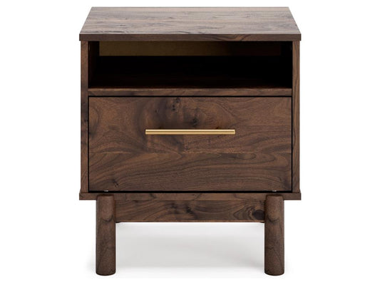 Signature Design by Ashley - Calverson One Drawer Night Stand in Mocha - EB3660-291 veiw 1