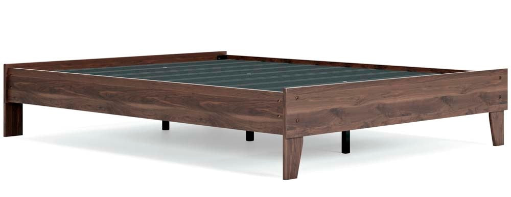Signature Design by Ashley - Calverson Queen Platform Bed in Mocha - EB3660-113 veiw 1