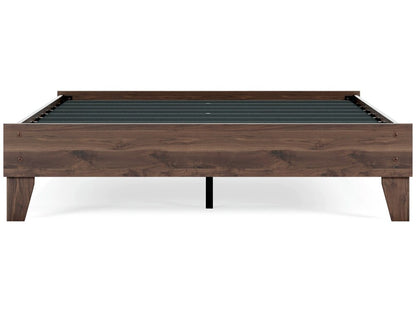 Signature Design by Ashley - Calverson Queen Platform Bed in Mocha - EB3660-113 veiw 3