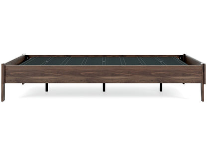 Signature Design by Ashley - Calverson Queen Platform Bed in Mocha - EB3660-113 veiw 4