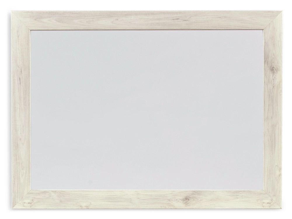 Signature Design by Ashley - Cambeck Bedroom Mirror in Whitewash - B192-36 veiw 1