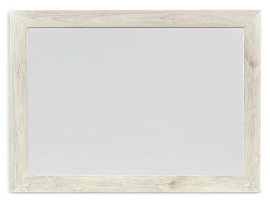 Signature Design by Ashley - Cambeck Bedroom Mirror in Whitewash - B192-36 veiw 1