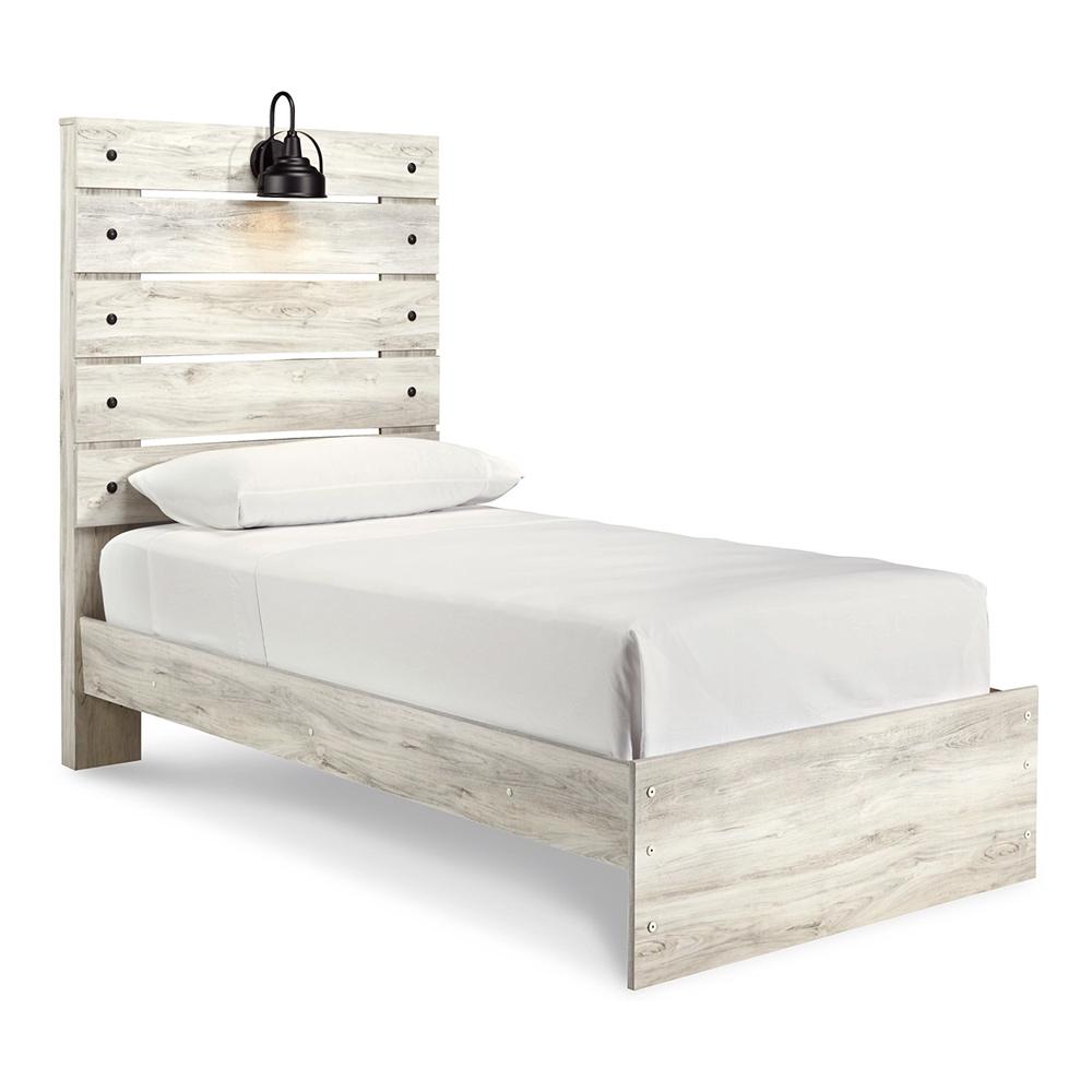 Signature Design by Ashley - Cambeck Twin Panel Bed in Whitewash veiw 1