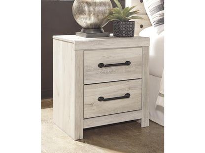 Signature Design by Ashley - Cambeck Two Drawer Night Stand in Whitewash - B192-92 veiw 2