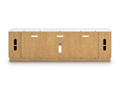 Signature Design by Ashley - Camdill Xl Tv Stand W/Fireplace Option in Light Brown - W808-68 view 3