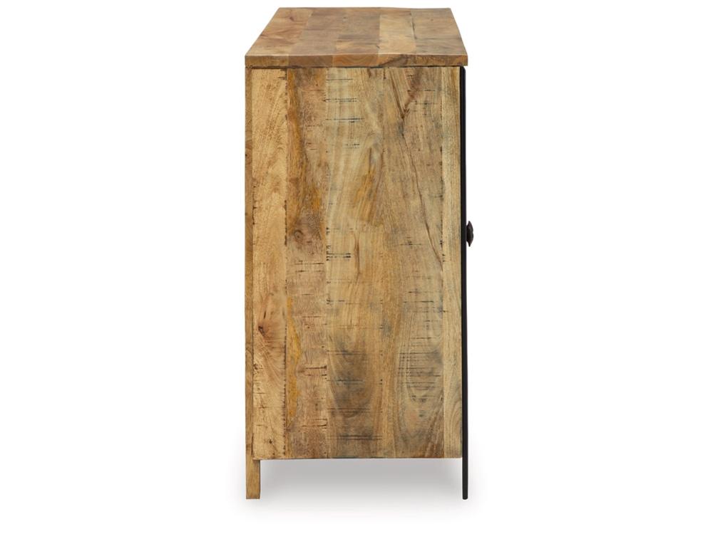 Signature Design by Ashley - Camney Accent Cabinet in Brown/Black - A4000581 veiw 4