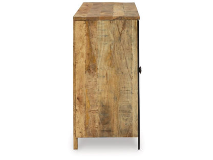 Signature Design by Ashley - Camney Accent Cabinet in Brown/Black - A4000581 veiw 4