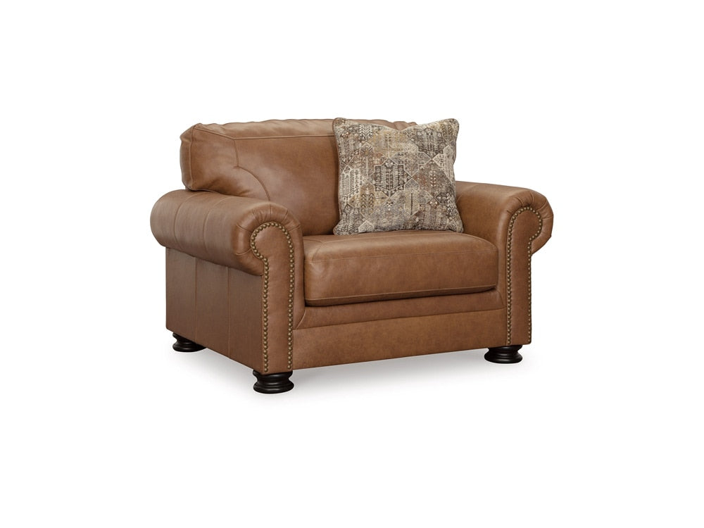 Signature Design by Ashley - Carianna Chair and a Half in Caramel - 5760423 veiw 1