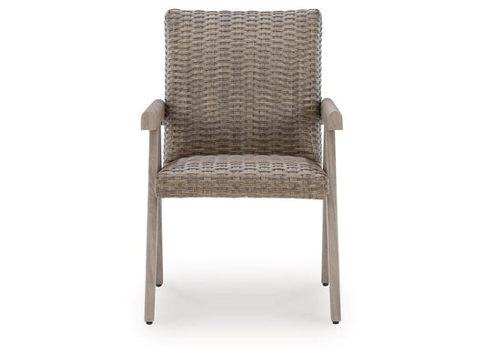 Signature Design by Ashley - Carisbo Outdoor Arm Chair (Set of 2) in Beige - P690-601A veiw 1
