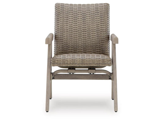 Signature Design by Ashley - Carisbo Outdoor Rocking Arm Chair (Set of 2) in Beige - P690-602A veiw 1