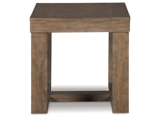 Signature Design by Ashley - Cariton Square End Table in Gray - T471-2 veiw 1
