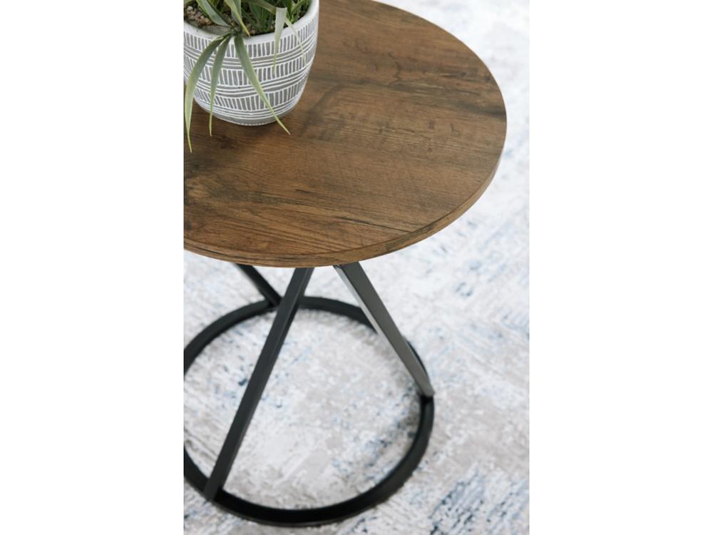 Signature Design by Ashley - Cassbryn Occasional Table Set (Set of 3) in Brown/Black - T152-13 veiw 3