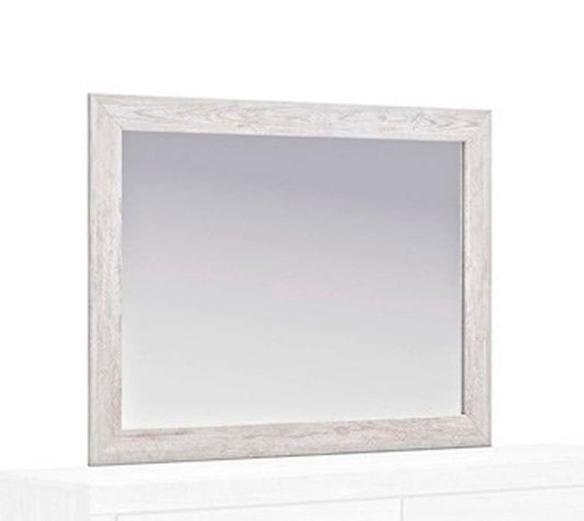 Signature Design by Ashley - Cayboni Bedroom Mirror in Whitewash - B3788-36 veiw 1