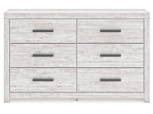 Signature Design by Ashley - Cayboni Six Drawer Dresser in Whitewash - B3788-31 veiw 1