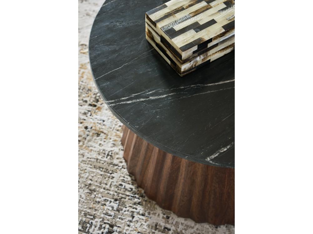 Signature Design by Ashley - Ceilby Accent Cocktail Table in Black/Brown - A4000601 veiw 3