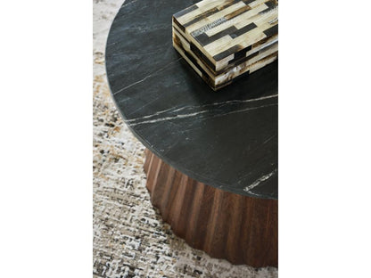 Signature Design by Ashley - Ceilby Accent Cocktail Table in Black/Brown - A4000601 veiw 3