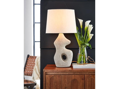 Signature Design by Ashley - Chadrich Paper Table Lamp (Set of 2) in Antique Beige - L243664 veiw 2