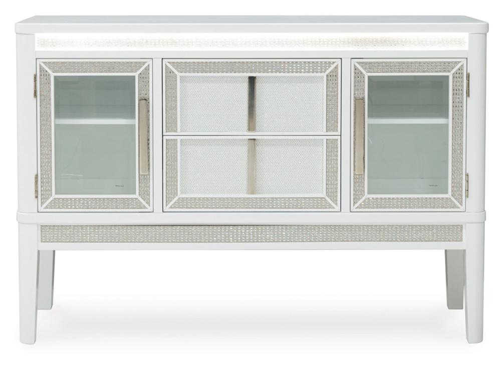 Signature Design by Ashley - Chalanna Dining Room Server in White - D822-60 veiw 4
