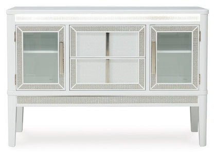 Signature Design by Ashley - Chalanna Dining Room Server in White - D822-60 veiw 4