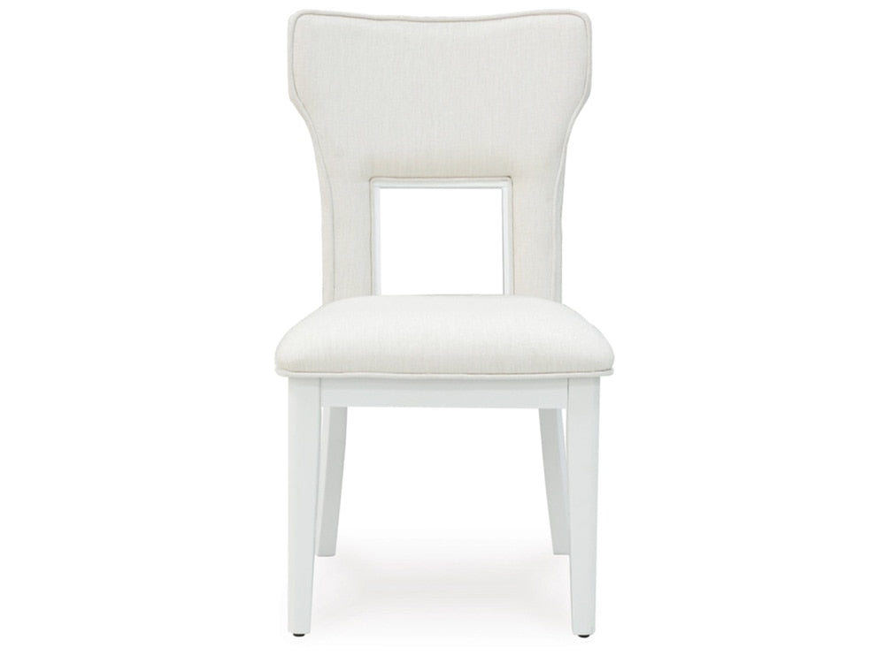 Signature Design by Ashley - Chalanna Dining Uph Side Chair (Set Of 2) in White - D822-01 veiw 1