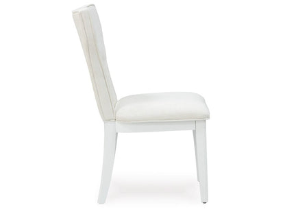Signature Design by Ashley - Chalanna Dining Uph Side Chair (Set Of 2) in White - D822-01 veiw 4