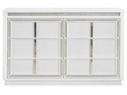 Signature Design by Ashley - Chalanna Dresser in White - B822-31 veiw 1