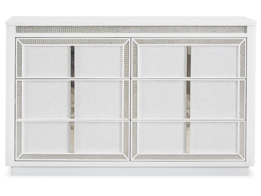 Signature Design by Ashley - Chalanna Dresser in White - B822-31 veiw 1