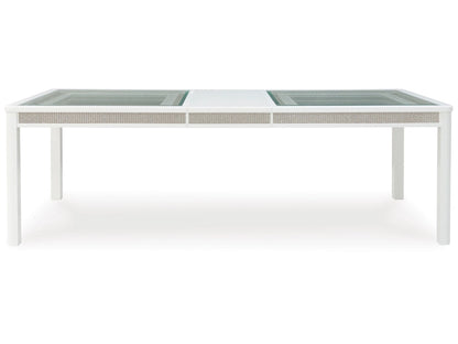 Signature Design by Ashley - Chalanna Rect Dining Room Ext Table in White - D822-35 veiw 1