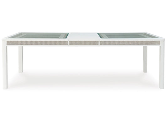 Signature Design by Ashley - Chalanna Rect Dining Room Ext Table in White - D822-35 veiw 1