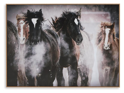 Signature Design by Ashley - Chaseburn Wall Art in Brown/Black/White - A8000380 veiw 1
