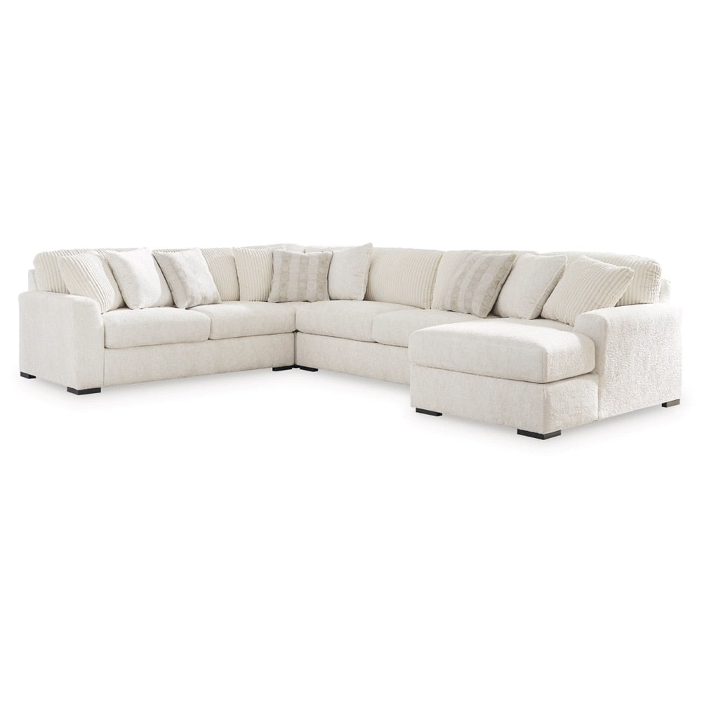 Signature Design by Ashley - Chessington Fabric 4 Piece Sectional in Ivory veiw 1