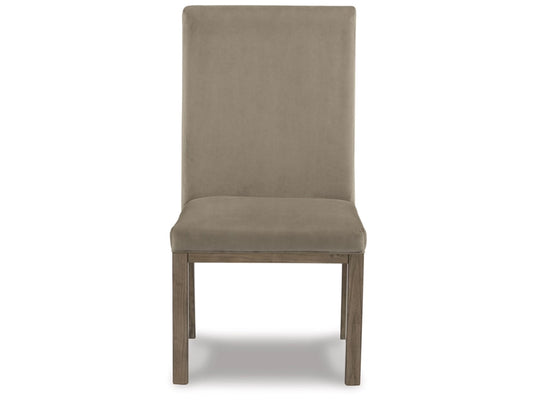 Signature Design by Ashley - Chrestner Dining Uph Side Chair (Set Of 2) in Gray/Brown - D983-01 veiw 1